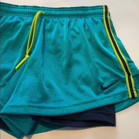 Great condition, teal & navy shorts liner Medium - Picture 2 of 10